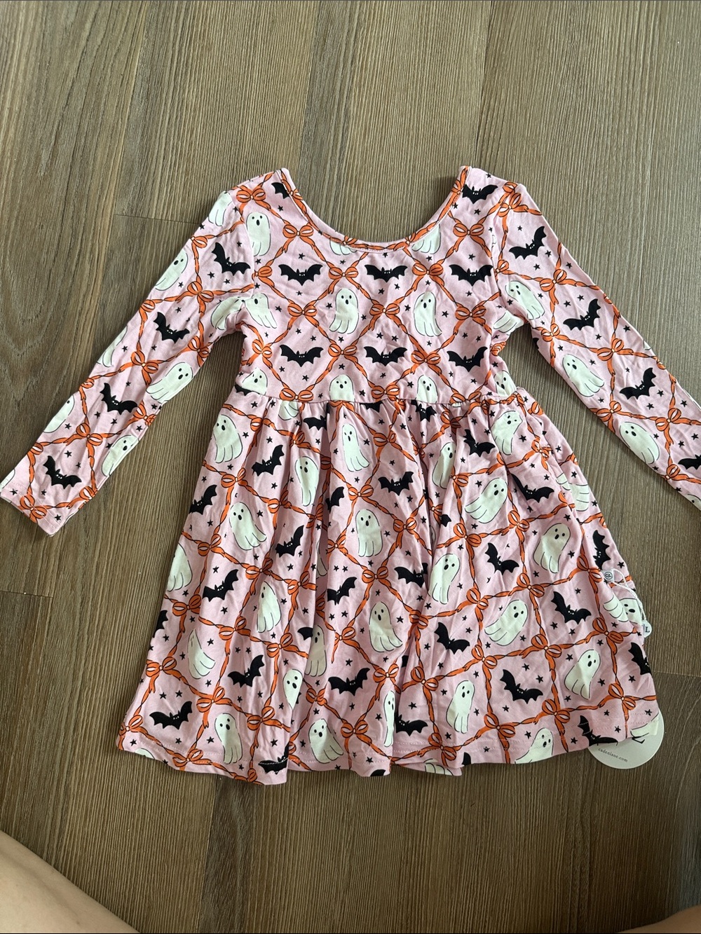 NWT Caden Lane Ruffle Twirl Dress in Boo Babes - 2T